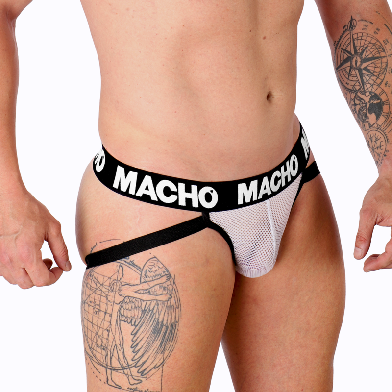 MACHO - MX26X1 JOCK GRID BIANCO XL