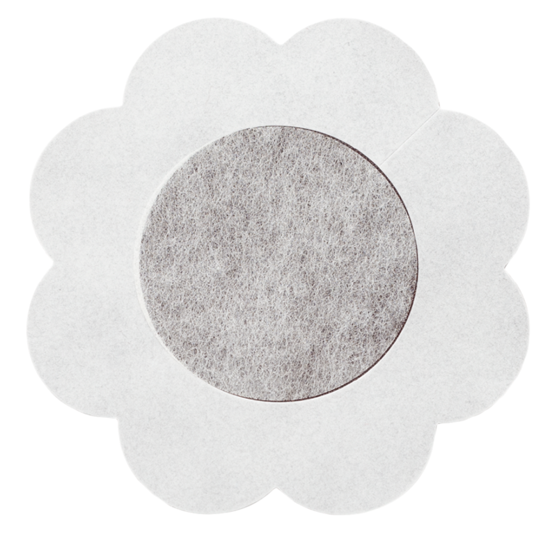 BYE-BRA - COPPETTE PER CAPEZZETTI FIORE PACK 3 UDS MARRONE MISURARE XL