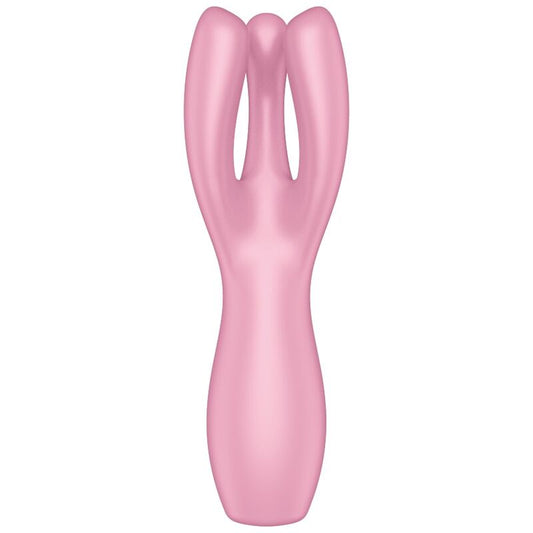SATISFYER - VIBRATORE THREESOME 3 ROSA